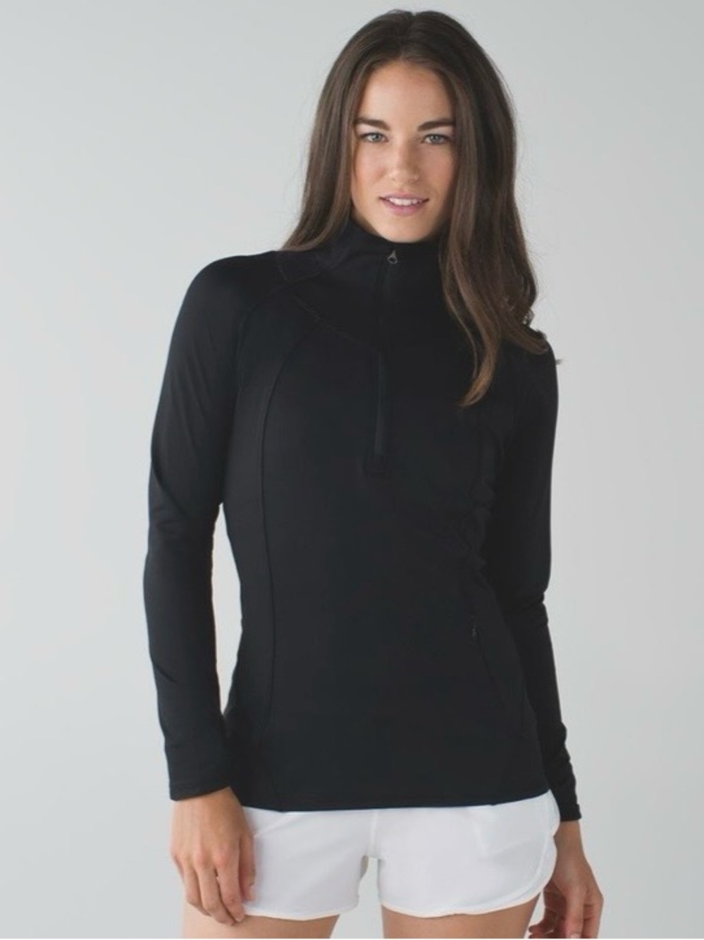 Lululemon Go The Distance 1/2 Zip Black